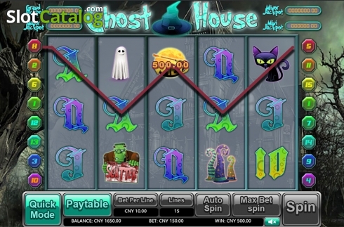 Οθόνη4. Ghost House (Aiwin Games) Κουλοχέρης 