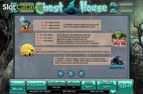 Οθόνη6. Ghost House (Aiwin Games) Κουλοχέρης 