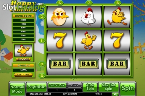 Οθόνη2. Happy Chicken Κουλοχέρης