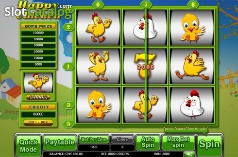 Οθόνη3. Happy Chicken Κουλοχέρης