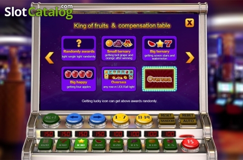Οθόνη6. King of Fruits (Aiwin Games) Κουλοχέρης