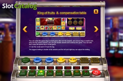 Οθόνη7. King of Fruits (Aiwin Games) Κουλοχέρης