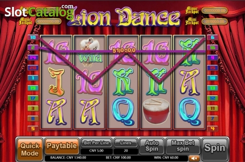 Οθόνη5. Lion Dance (Aiwin Games) Κουλοχέρης