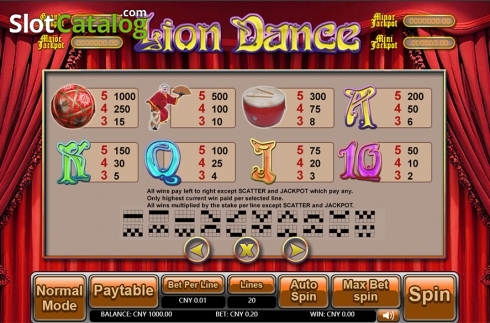 Οθόνη6. Lion Dance (Aiwin Games) Κουλοχέρης