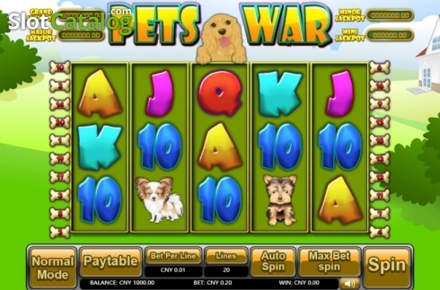 Οθόνη2. Pets War Κουλοχέρης
