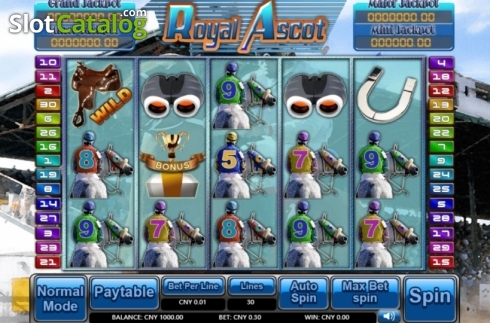 Οθόνη2. Royal Ascot Κουλοχέρης