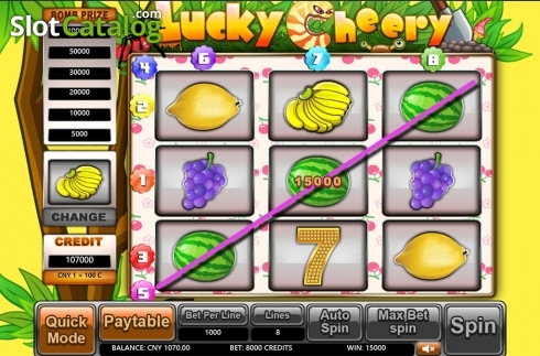 Οθόνη3. Lucky Cheery Κουλοχέρης