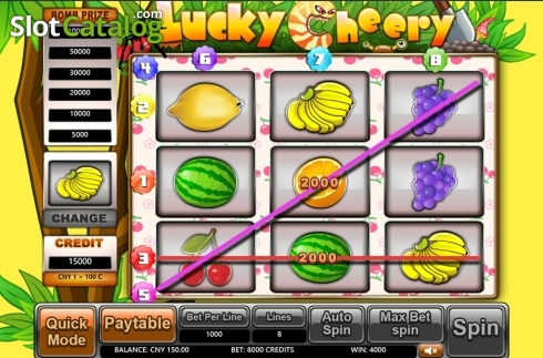 Οθόνη4. Lucky Cheery Κουλοχέρης