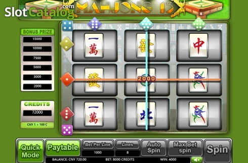 Οθόνη4. Mahjong 13 Κουλοχέρης