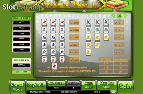 Οθόνη5. Mahjong 13 Κουλοχέρης