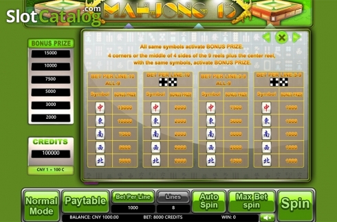 Οθόνη6. Mahjong 13 Κουλοχέρης