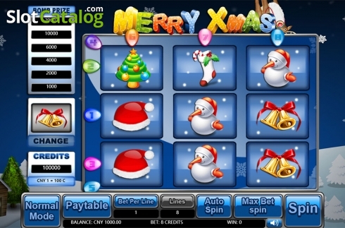 Οθόνη2. Merry Xmas (Aiwin Games) Κουλοχέρης