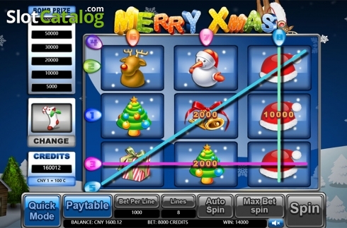 Οθόνη5. Merry Xmas (Aiwin Games) Κουλοχέρης