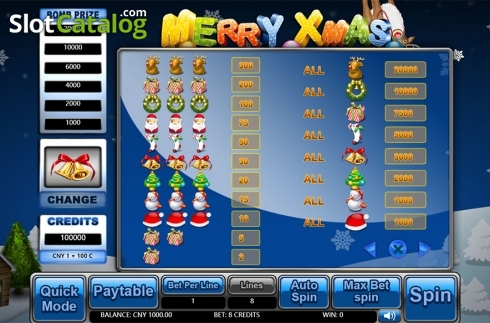 Οθόνη6. Merry Xmas (Aiwin Games) Κουλοχέρης