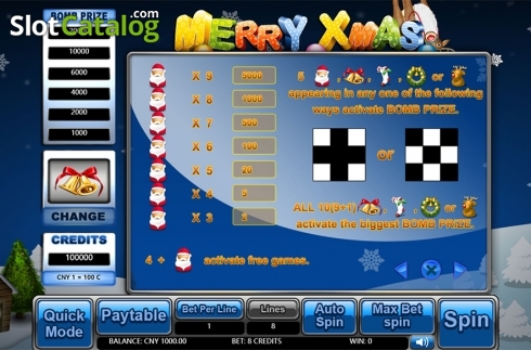 Οθόνη7. Merry Xmas (Aiwin Games) Κουλοχέρης