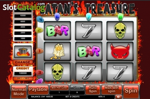 Οθόνη2. Satan's Treasure Κουλοχέρης