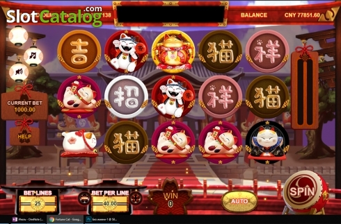 Οθόνη2. Fortune Cat (Triple Profits Games) Κουλοχέρης