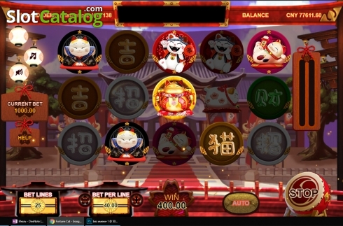 Οθόνη4. Fortune Cat (Triple Profits Games) Κουλοχέρης