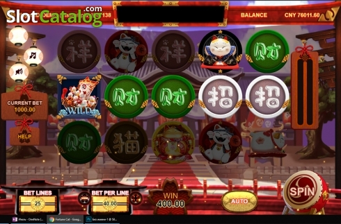 Οθόνη5. Fortune Cat (Triple Profits Games) Κουλοχέρης