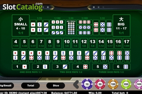 Οθόνη2. Sic Bo (Triple Profits Games) Κουλοχέρης