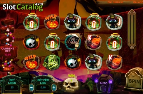 Οθόνη2. Halloween (Triple Profits Games) Κουλοχέρης