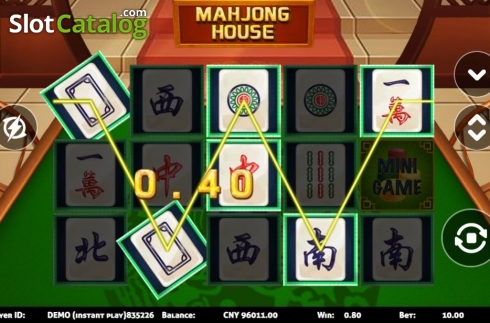 Οθόνη3. Mahjong House Κουλοχέρης