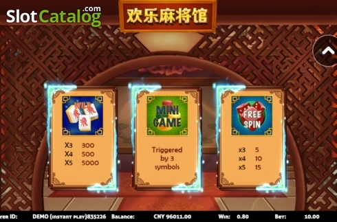 Οθόνη4. Mahjong House Κουλοχέρης