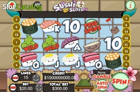 Οθόνη2. Sushi Slots Κουλοχέρης