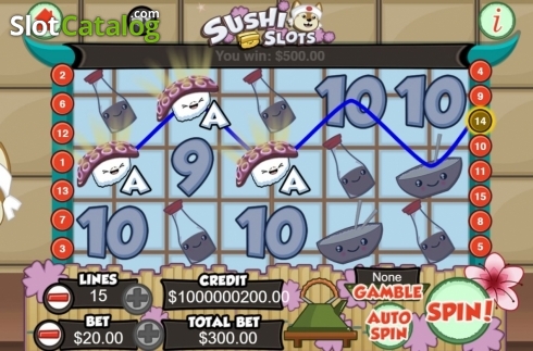 Οθόνη3. Sushi Slots Κουλοχέρης