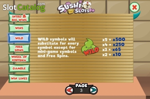 Οθόνη6. Sushi Slots Κουλοχέρης