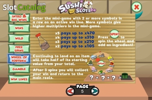 Οθόνη8. Sushi Slots Κουλοχέρης
