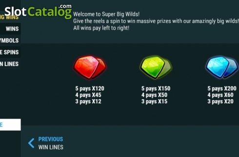 Οθόνη5. Super Big Wilds Κουλοχέρης 