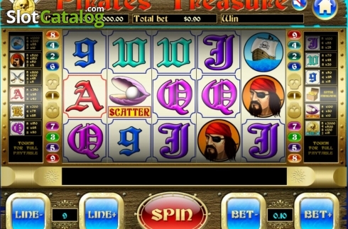 Οθόνη2. Pirates Treasure (Slot Factory) Κουλοχέρης