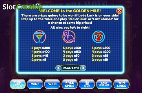 Οθόνη4. Golden Mile Slots Κουλοχέρης