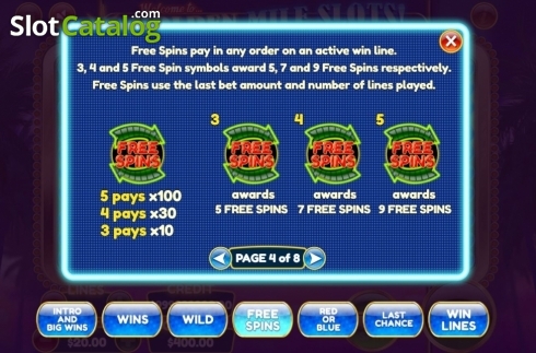 Οθόνη7. Golden Mile Slots Κουλοχέρης