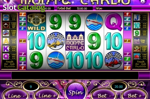 Οθόνη3. Monte Carlo (Slot Factory) Κουλοχέρης