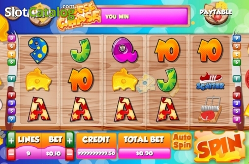 Οθόνη3. Cheese Chase (Slot Factory) Κουλοχέρης