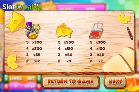Οθόνη4. Cheese Chase (Slot Factory) Κουλοχέρης