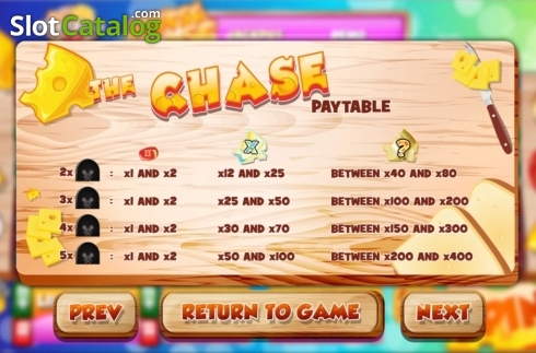 Οθόνη8. Cheese Chase (Slot Factory) Κουλοχέρης