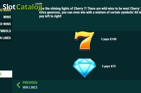 Οθόνη4. Cherry 7 Κουλοχέρης