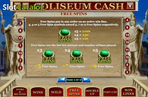 Οθόνη7. Coliseum Cash Κουλοχέρης
