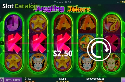 Οθόνη3. Juggling Jokers Κουλοχέρης