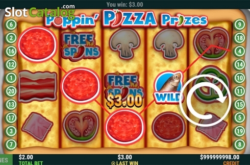 Οθόνη3. Poppin Pizza Prizes Κουλοχέρης 