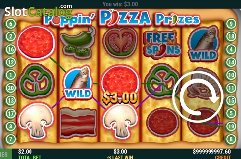 Οθόνη5. Poppin Pizza Prizes Κουλοχέρης 