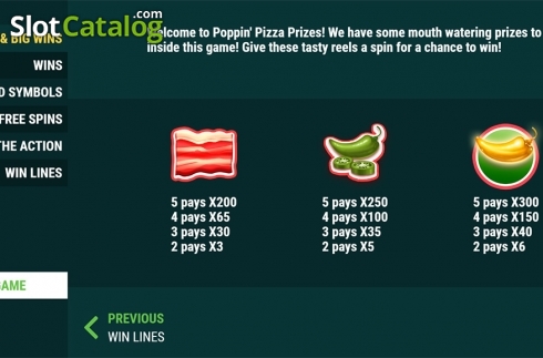 Οθόνη7. Poppin Pizza Prizes Κουλοχέρης 