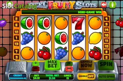 Οθόνη2. Reel Fruity Slots Κουλοχέρης