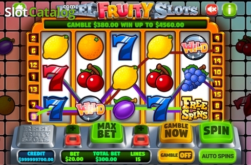 Οθόνη3. Reel Fruity Slots Κουλοχέρης