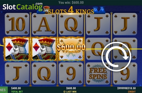 Οθόνη4. Slots 4 Kings Κουλοχέρης