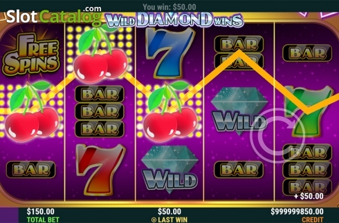 Οθόνη3. Wild Diamond Wins Κουλοχέρης