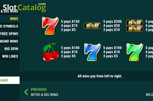 Οθόνη6. Wild Diamond Wins Κουλοχέρης